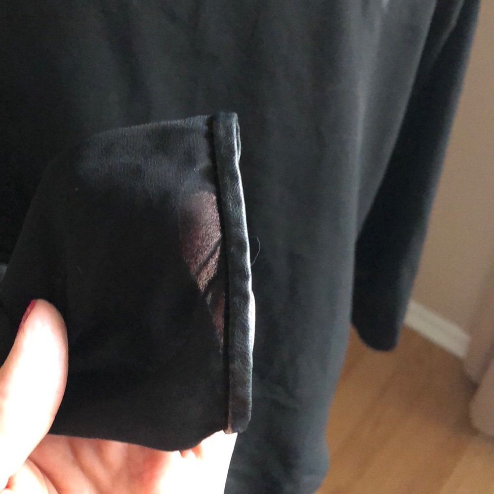 Zara Basic Black Blouse Size L - image 4